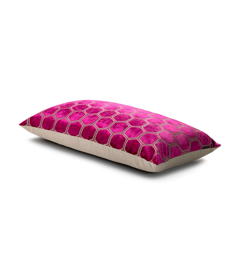 Manipur Zierkissen | Fuchsia