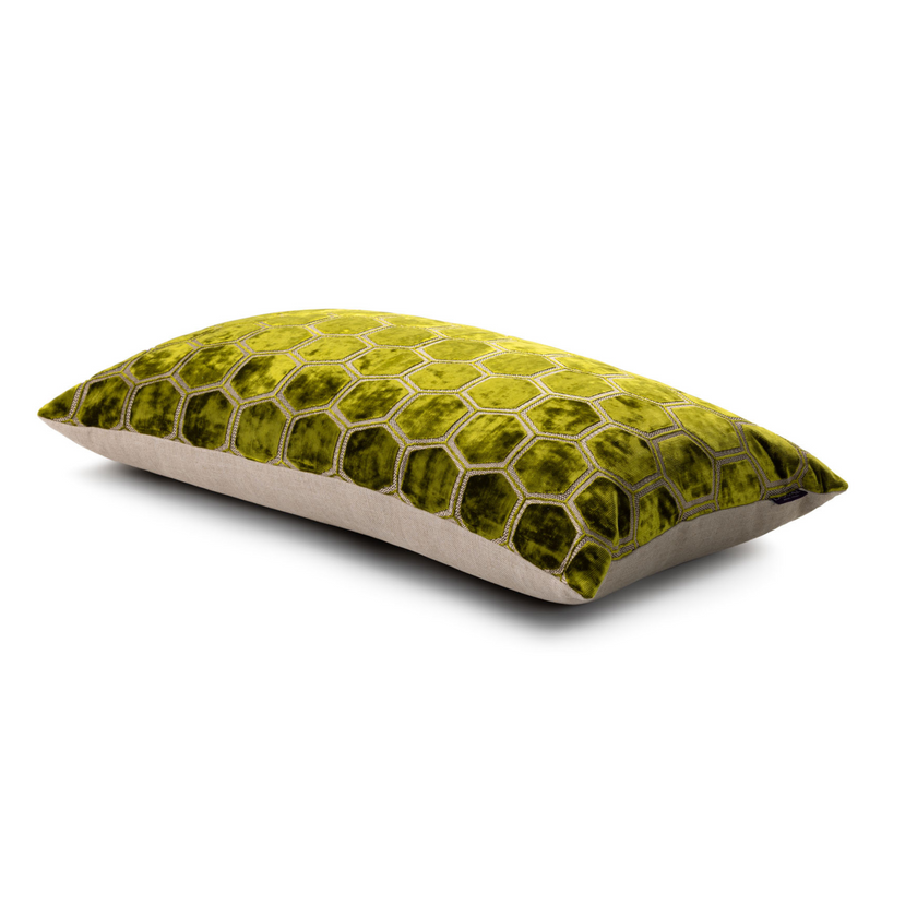 Manipur Zierkissen | Moss Green