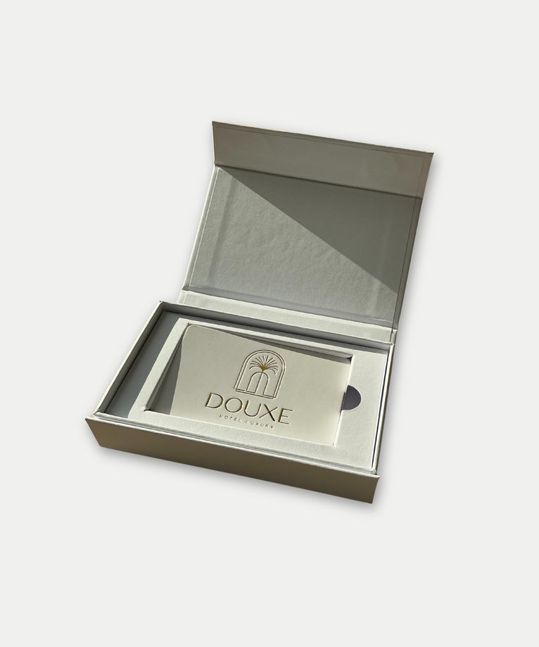 DOUXE Physische Geschenkkarte in Geschenkbox