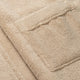 Bademantel Zero-Twist-Baumwolle mit Bestickung | Latte