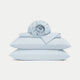 Bettbezug-Set & Spannbettlaken Perkal Pastel Blue
