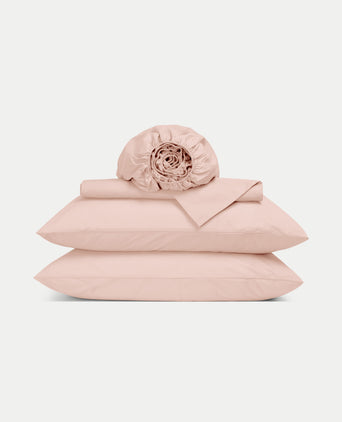 Bettbezug-Set & Spannbettlaken Perkal Blush Pink Bettbezug-Set & Spannbettlaken Perkal Blush Pink