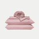 Bettbezug-Set & Spannbettlaken ägyptische Baumwolle Satin | blush pink