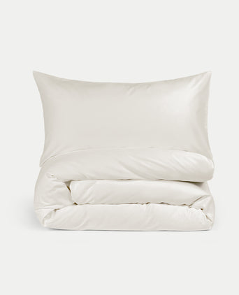 Bettbezug-Set ägyptische Baumwolle Satin 400TC | Cream Bettbezug-Set ägyptische Baumwolle Satin 400TC | Cream