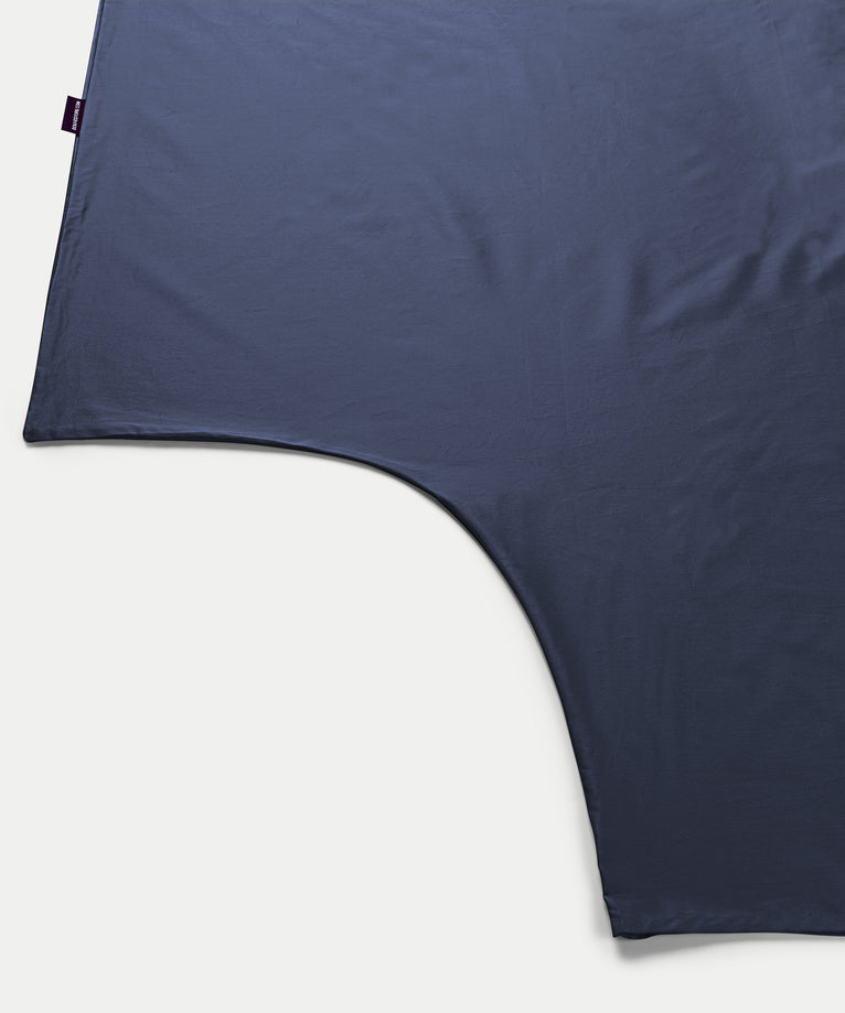 Bettbezug-Set & Spannbettlaken Satin Harbour Blue