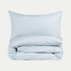 Kinderbettbezug ägyptische Baumwolle Perkal 400TC Pastel Blue - Petit Hôtel
