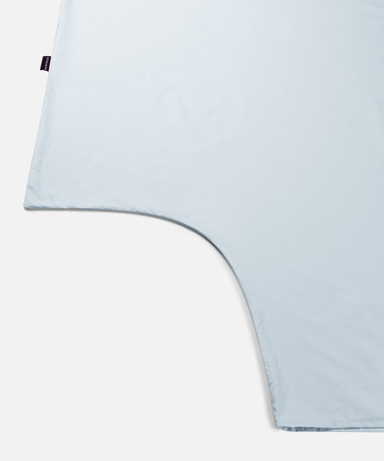 Bettbezug-Set ägyptische Baumwolle Perkal 400TC | Pastel Blue