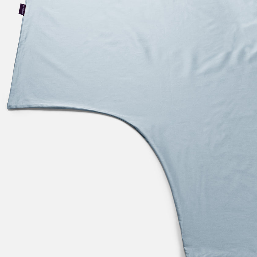 Bettbezug-Set & Spannbettlaken Satin Pastel Blue