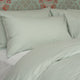 Set aus 2 Kissenbezügen ägyptische Baumwolle 400TC Perkal | Pastel Green