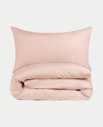 Bettbezug-Set ägyptische Baumwolle Perkal 400TC | Blush Pink Bettbezug-Set ägyptische Baumwolle Perkal 400TC | Blush Pink