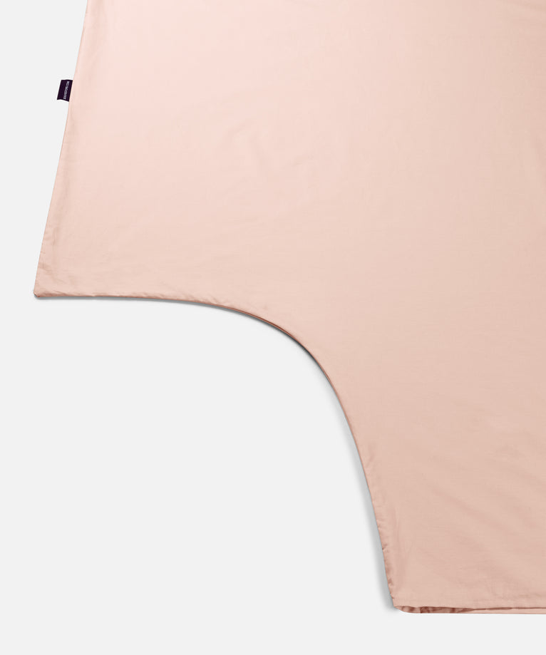 Bettbezug-Set ägyptische Baumwolle Perkal 400TC | Blush Pink