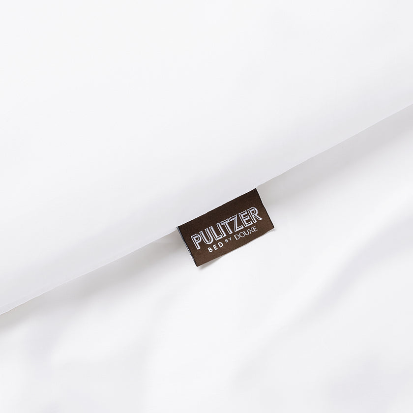 Pulitzer Bettbezug-Set ägyptische Baumwolle Satin 400TC | Weiß