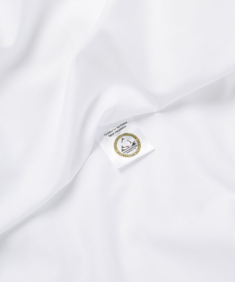 Pulitzer Bettbezug-Set ägyptische Baumwolle Satin 400TC | Weiß