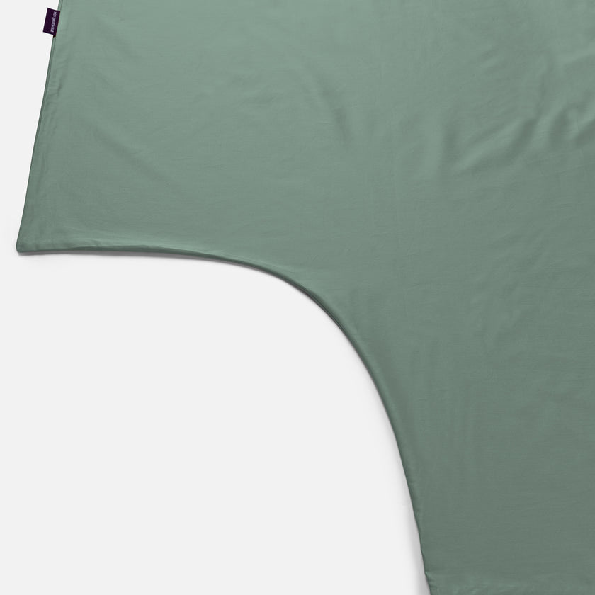 Bettbezug-Set ägyptische Baumwolle Satin 400TC | Sage Green