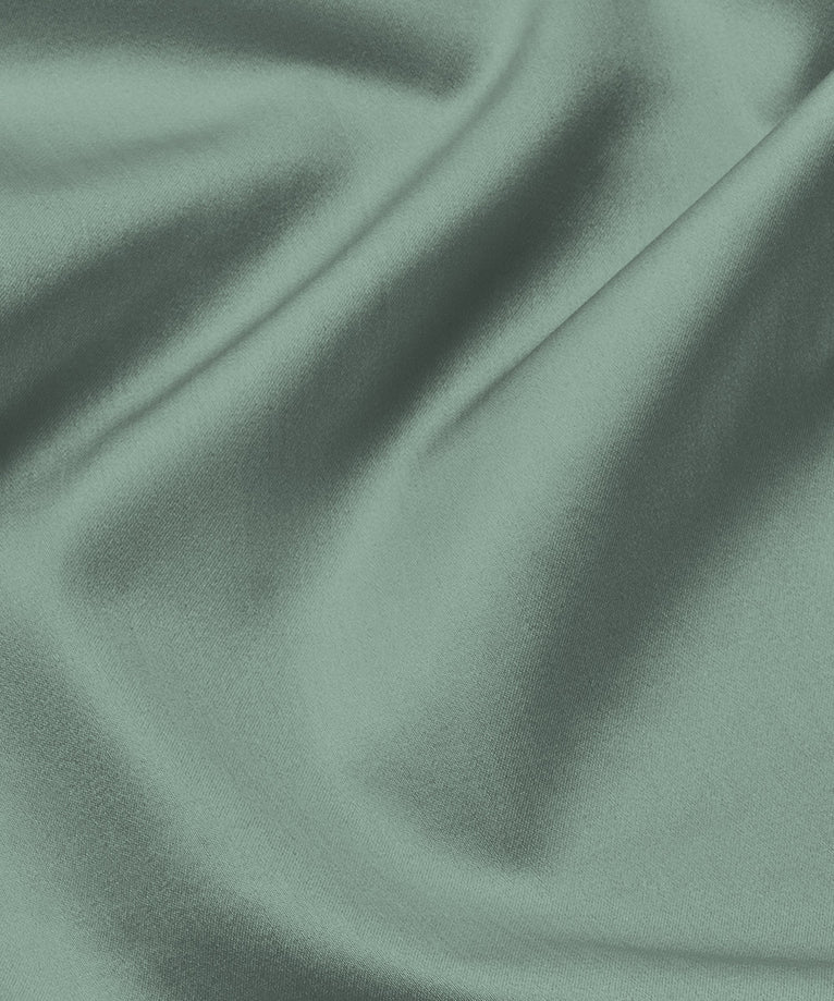 Set von 2 Kissenbezügen ägyptische Baumwolle 400TC Satin | Sage green