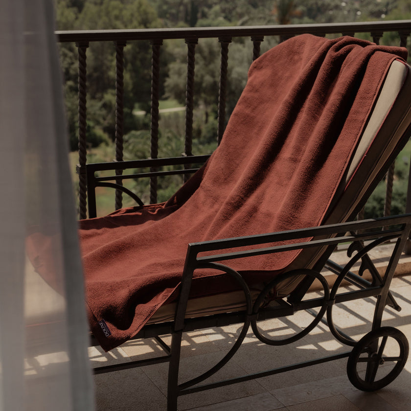 Handtuch Zero-Twist Baumwolle 100x150 cm | Chestnut