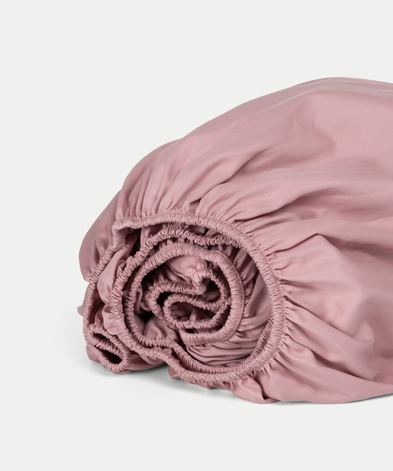 Bettbezug-Set & Spannbettlaken ägyptische Baumwolle Satin | blush pink