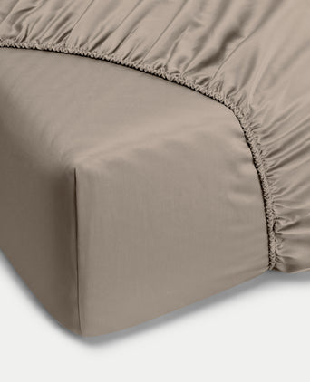 Spannbettlaken ägyptische Baumwolle Satin 400TC | Champagner Spannbettlaken ägyptische Baumwolle Satin 400TC | Champagner
