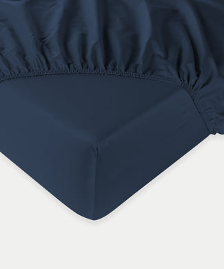 Spannbettlaken ägyptische Baumwolle Satin 400TC | Harbour Blue Spannbettlaken ägyptische Baumwolle Satin 400TC | Harbour Blue