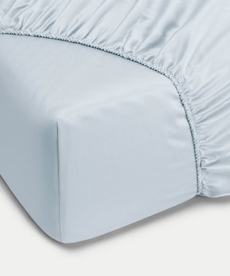 Spannbettlaken ägyptische Baumwolle Satin 400TC | Pastel Blue Spannbettlaken ägyptische Baumwolle Satin 400TC | Pastel Blue