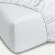 Spannbettlaken ägyptische Baumwolle Satin 400TC | Silbergrau