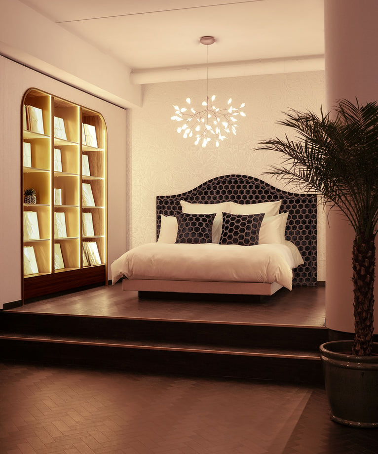 Kopfteil Hotel Pulitzer Beige