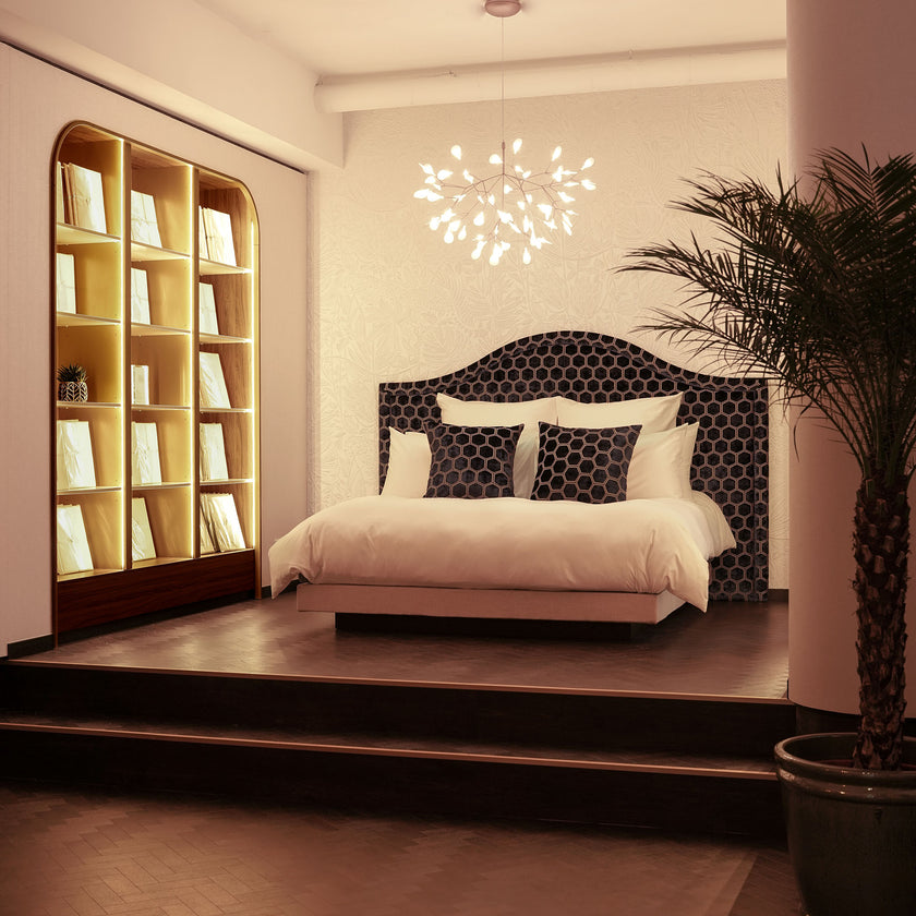 Kopfteil Hotel Pulitzer Beige