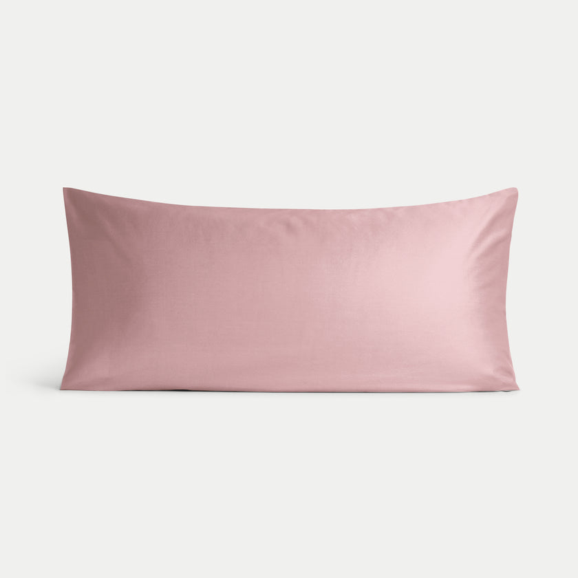 Kinder-Kissenbezug ägyptische Baumwolle 400TC Satin blush pink - Petit Hôtel