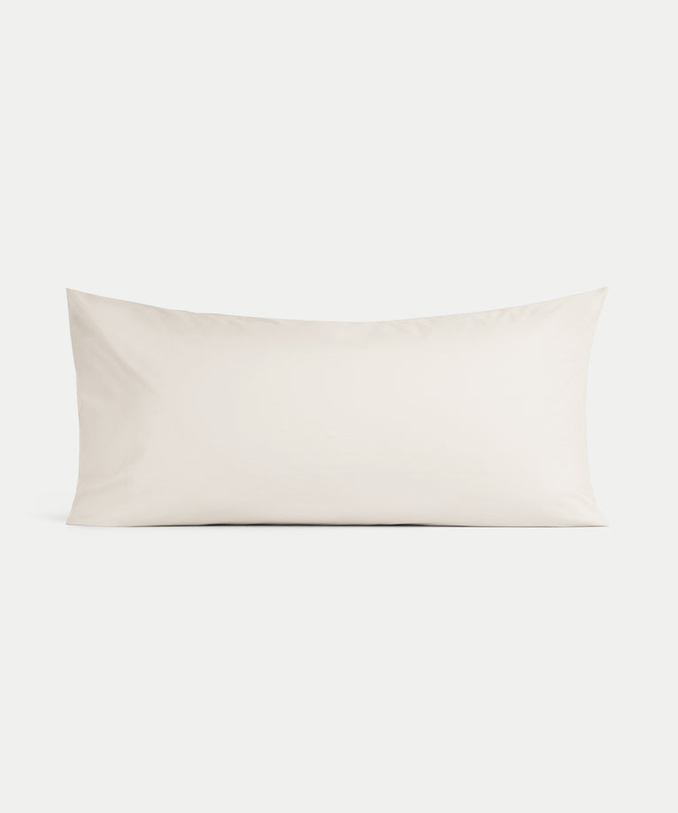 Kinder-Kissenbezug ägyptische Baumwolle 400TC Perkal Chalk White - Petit Hôtel