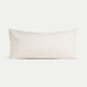 Kinder-Kissenbezug ägyptische Baumwolle 400TC Perkal Chalk White - Petit Hôtel