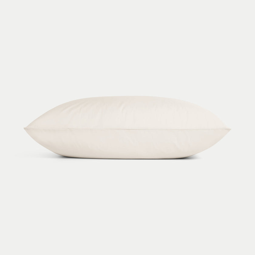 2er-Set Kissenbezüge ägyptische Baumwolle Perkal 400TC | Chalk White