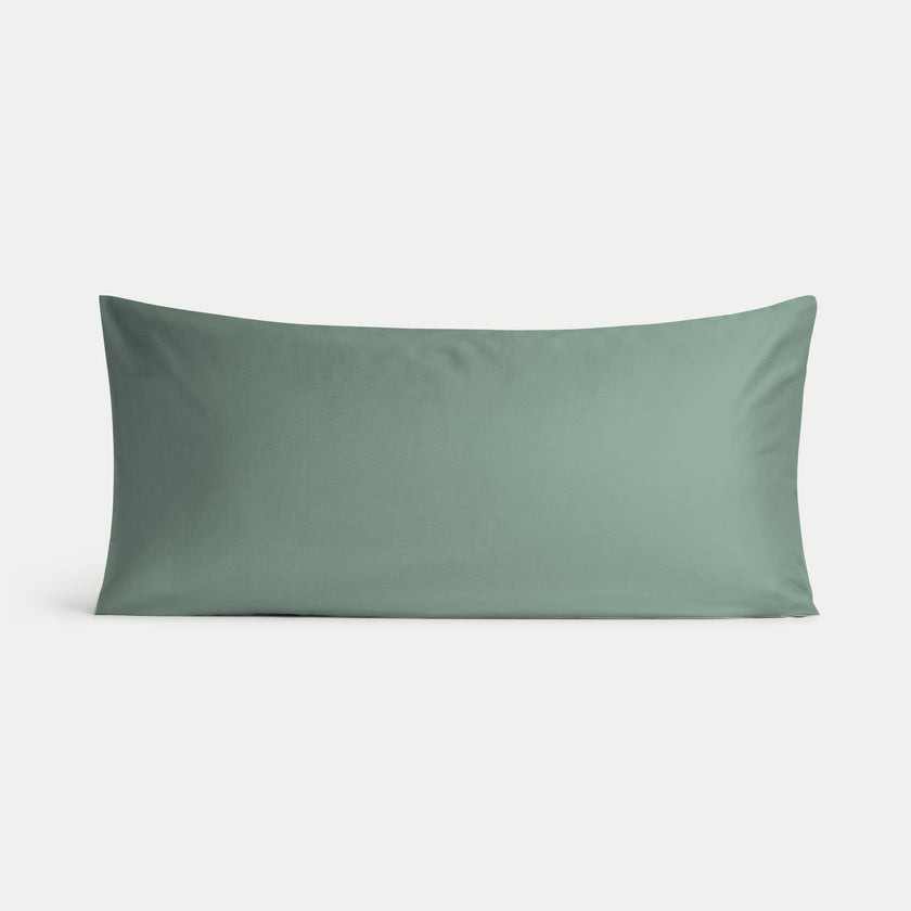 Kinderkissenbezug ägyptische Baumwolle 400TC Satin Salbeigrün - Petit Hôtel