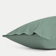 Kinderkissenbezug ägyptische Baumwolle 400TC Satin Salbeigrün - Petit Hôtel