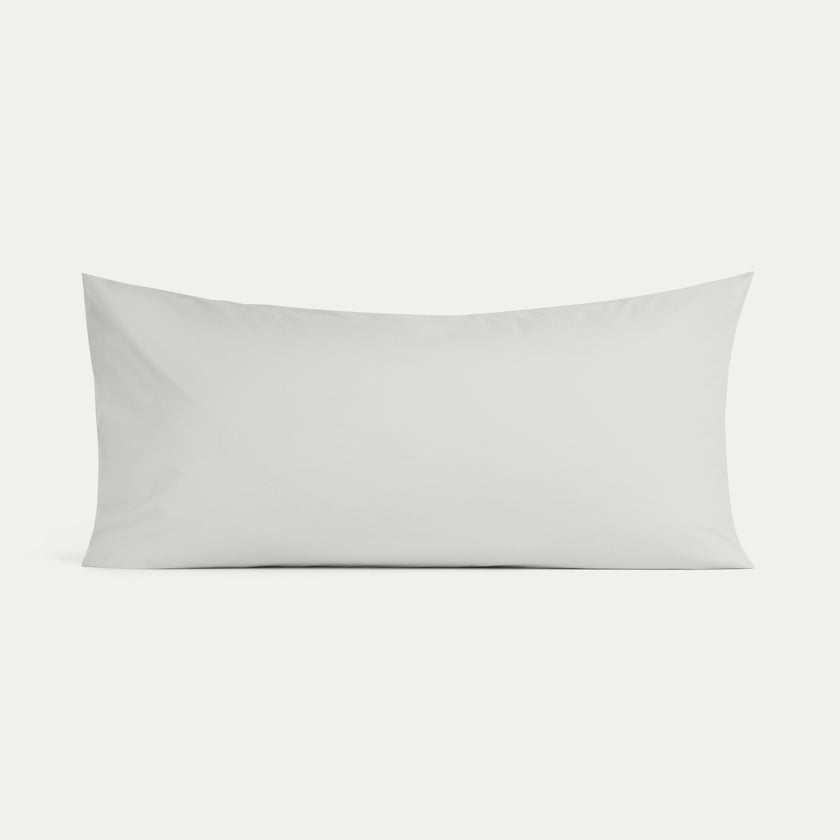 Kinder-Kissenbezug ägyptische Baumwolle 400TC Perkal Silver Grey - Petit Hôtel