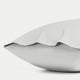 Kinder-Kissenbezug ägyptische Baumwolle 400TC Perkal Silver Grey - Petit Hôtel