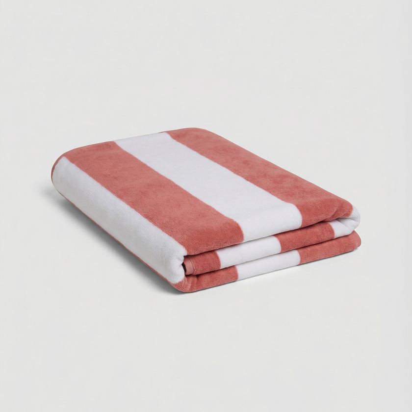 Hotel-Strandtuch Faded Coral 100x180 cm