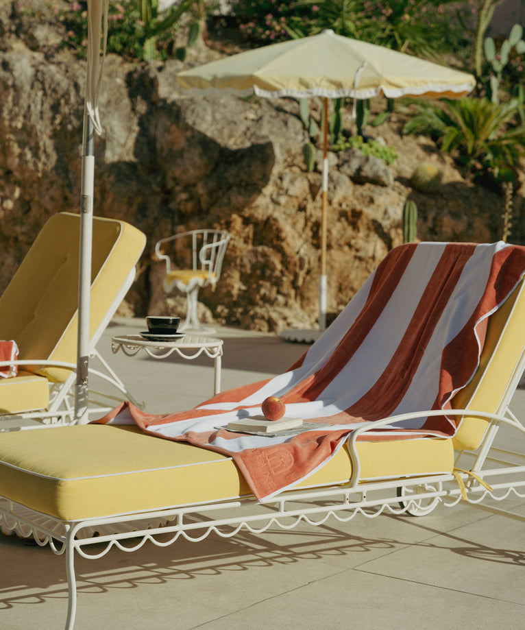 Hotel-Strandtuch Faded Coral 100x180 cm