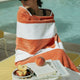 Hotel-Strandtuch Faded Coral 100x180 cm