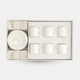 18-teiliges Tokyo Design Studio Espressoset – Nippon White Gold Rim