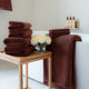 Handtuchset Spa Komplett (10-tlg.) | Chestnut