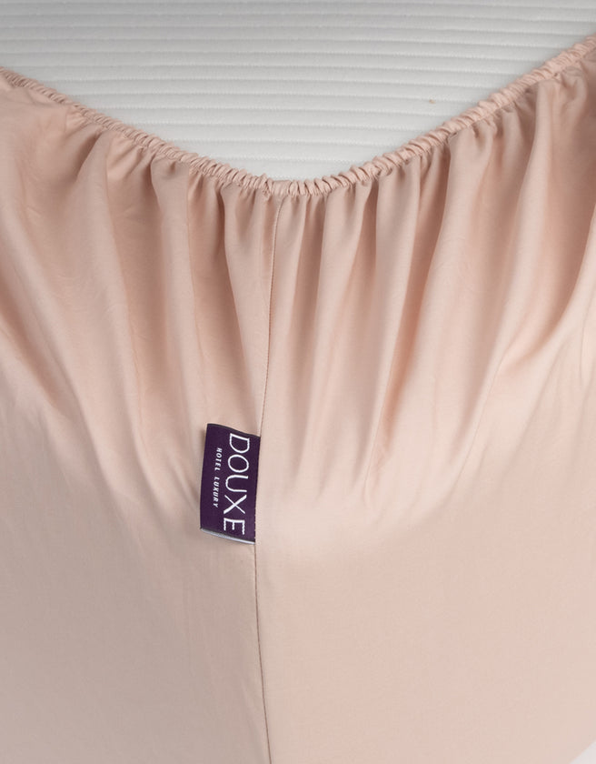 Spannbettlaken ägyptische Baumwolle Perkal 400TC | Blush Pink