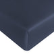 Spannbettlaken ägyptische Baumwolle Satin 400TC | Harbour Blue