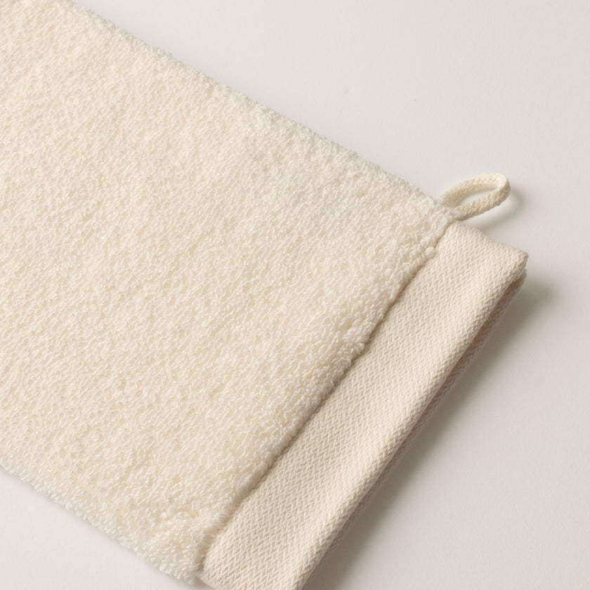 Waschhandschuh Cream 16x21 cm | 4 Stück