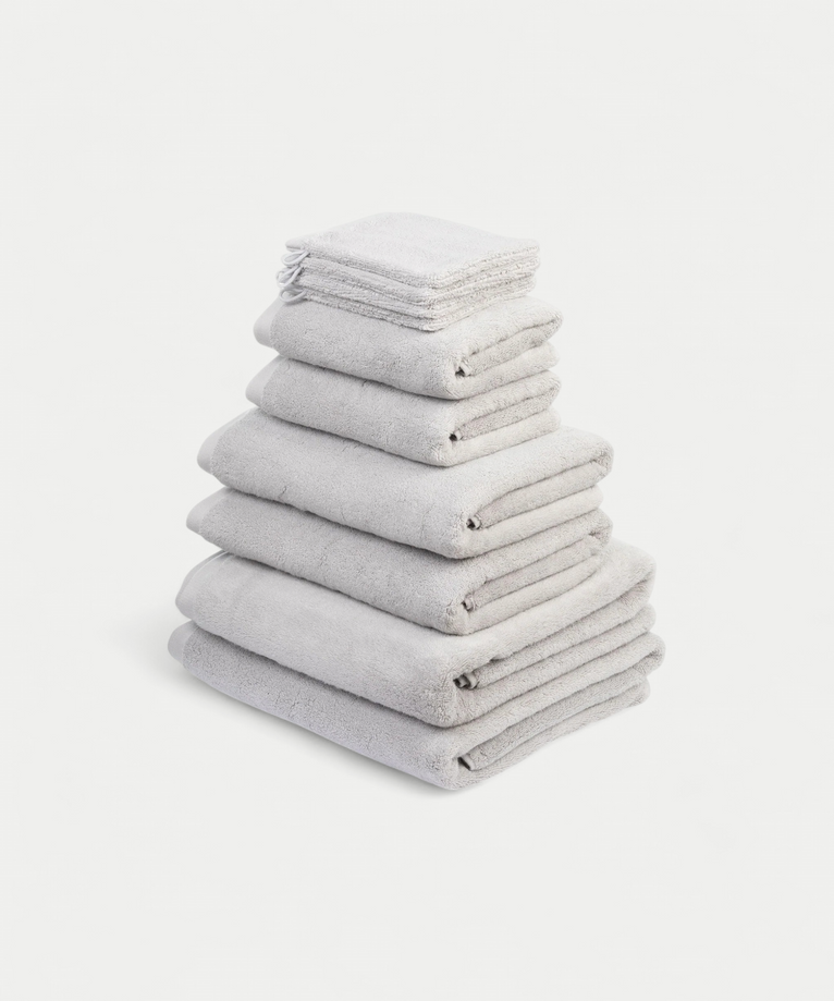 Handtuchset Spa Komplett (10-tlg.) | Silbergrau