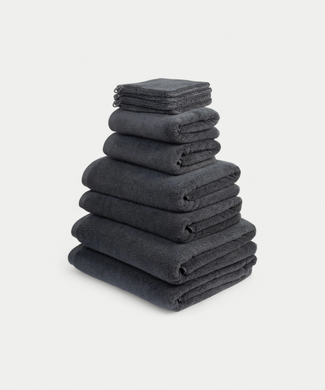 Handtuch-Set Spa Komplett (10-tlg.) | Anthrazit Handtuch-Set Spa Komplett (10-tlg.) | Anthrazit