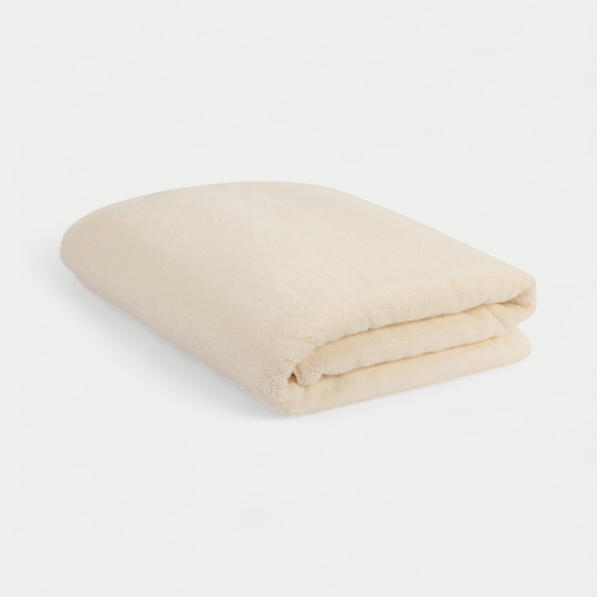Handtuch Zero-Twist Baumwolle 100x150 cm | Cream