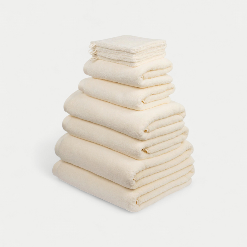 Handtuchset Spa Komplett (10-tlg.) | Cream