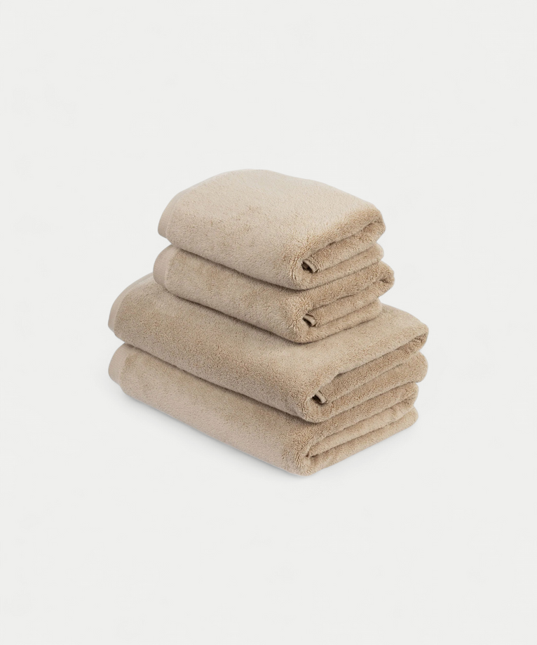 Handtuchset Essential (4-tlg.) | Latte