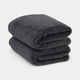 Zero-Twist Baumwollhandtuch 50x100 cm (2 Stk.) | Anthrazit