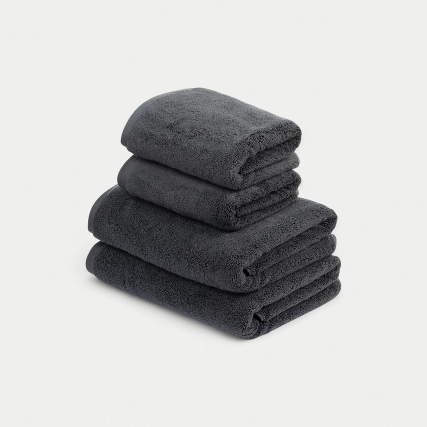 Handtuchset Essential (4-tlg.) | Anthrazit